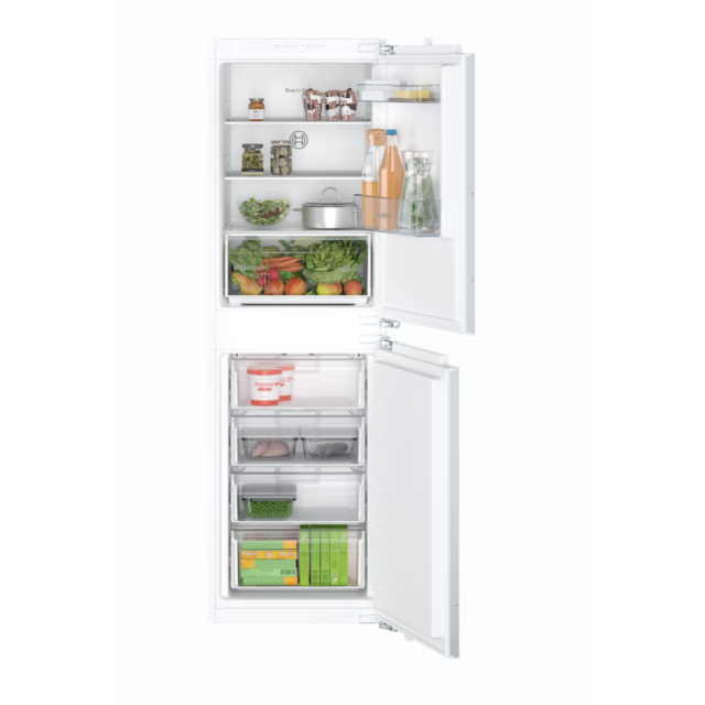 Bosch KIN85NFE0G, Built-in fridge-freezer with freezer at bottom