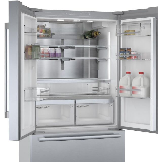 Bosch KFF96PIEP, French door bottom freezer, multi door