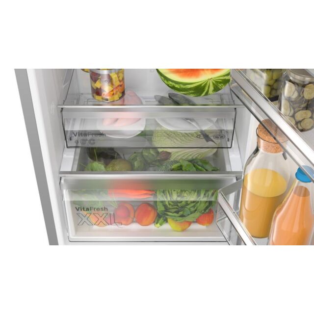 Bosch KGN392LDFG, Free-standing fridge-freezer with freezer at bottom