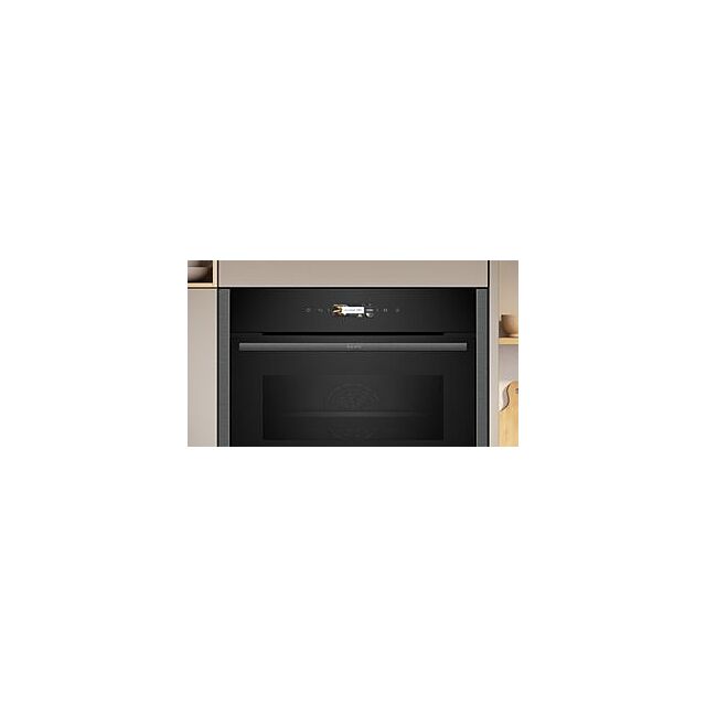 Neff C24MR21G0B, Built-in compact oven with microwave function