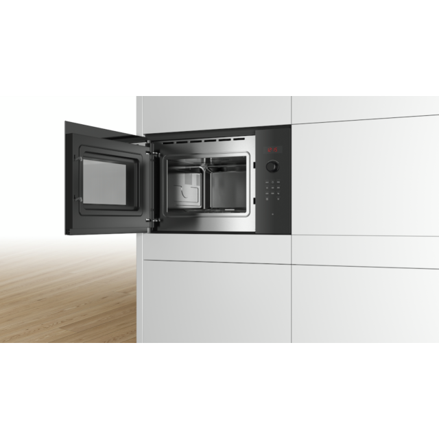 Bosch BFL523MB0B, Built-in microwave oven