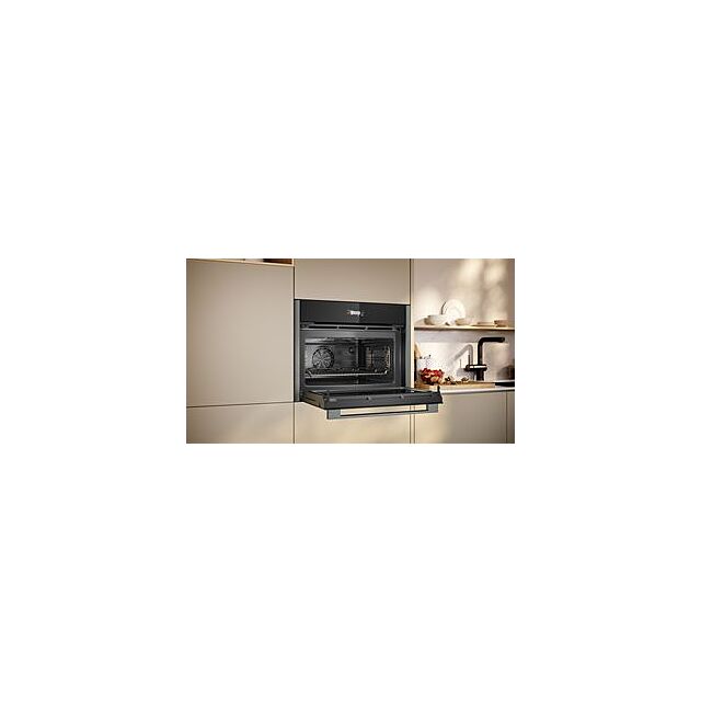 Neff C24MR21G0B, Built-in compact oven with microwave function