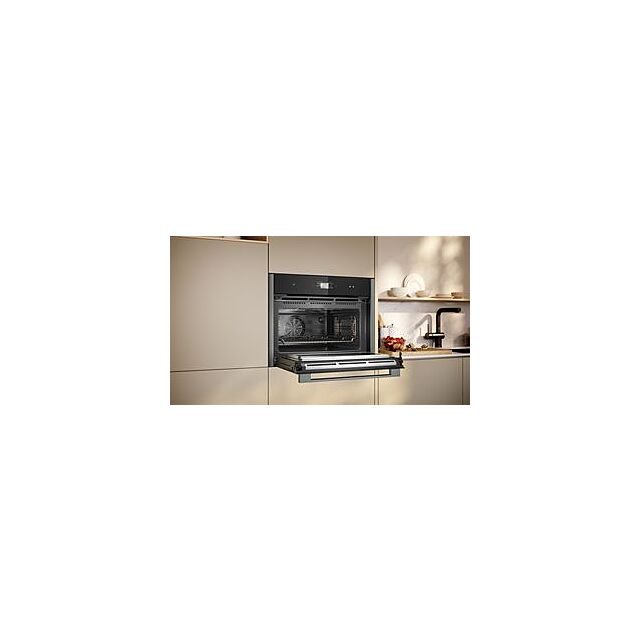 Neff C24MS71G0B, Built-in compact oven with microwave function