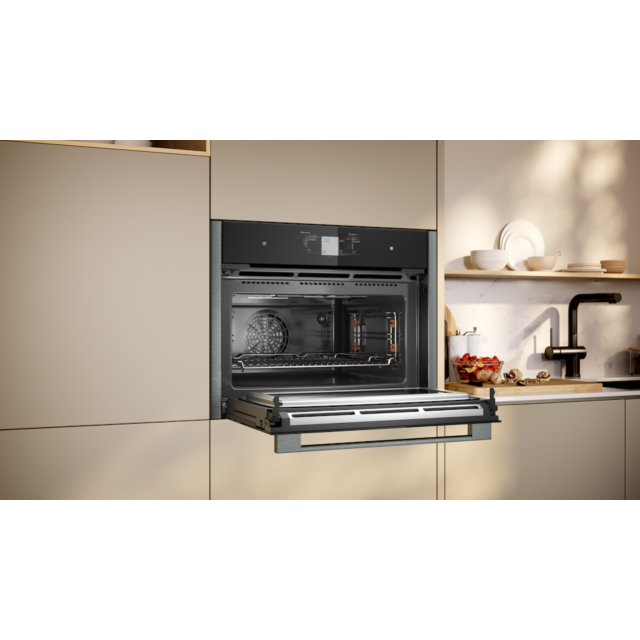 Neff C24MT73G0B, Built-in compact oven with microwave function