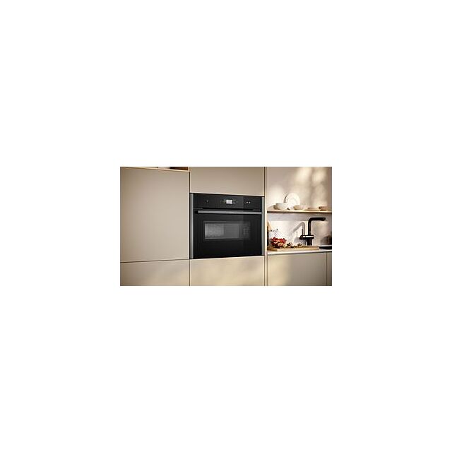 Neff C24MS71G0B, Built-in compact oven with microwave function
