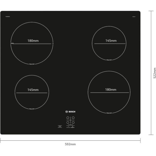 Bosch PUG61RAA5B, Induction hob
