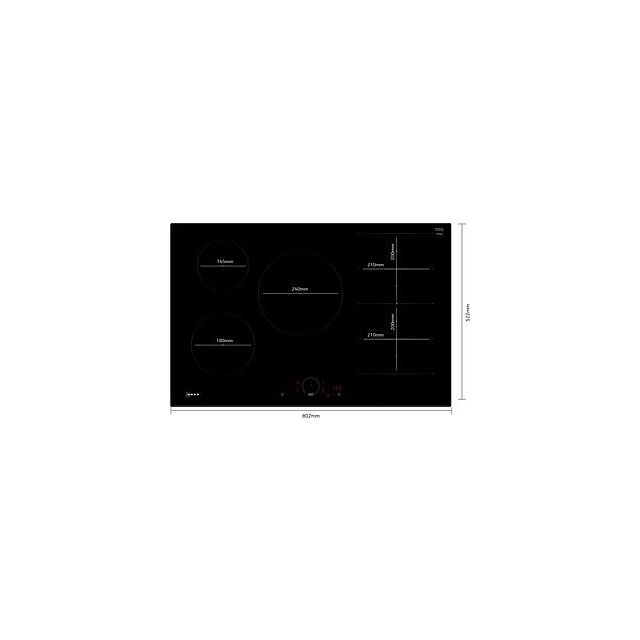 Neff T68FHV4L0, Induction hob