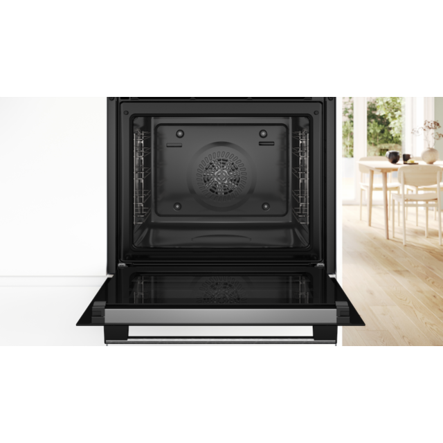 Bosch HQA574BS3B, Built-in oven with added steam function