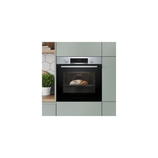 Bosch HQA574BS3B, Built-in oven with added steam function
