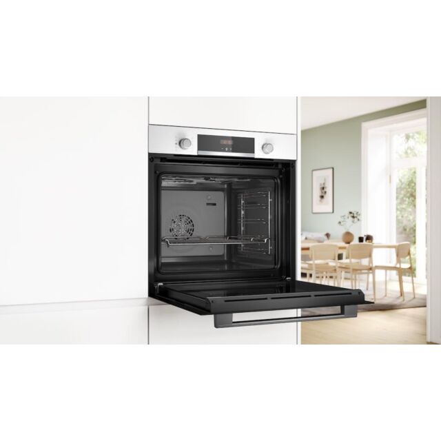 Bosch HQA534BW3B, Built-in oven with added steam function