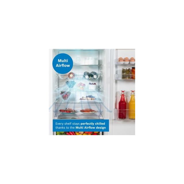 Bosch KGN362WDFG, Free-standing fridge-freezer with freezer at bottom