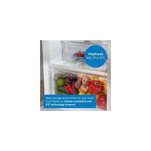 Bosch KGN362WDFG, Free-standing fridge-freezer with freezer at bottom