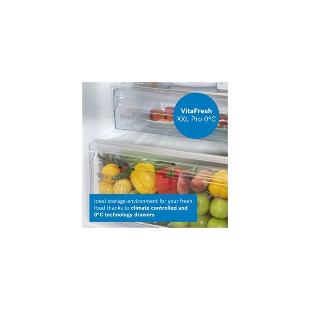 Bosch KGN392WDFG, Free-standing fridge-freezer with freezer at bottom