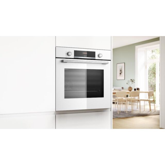 Bosch HQA534BW3B, Built-in oven with added steam function