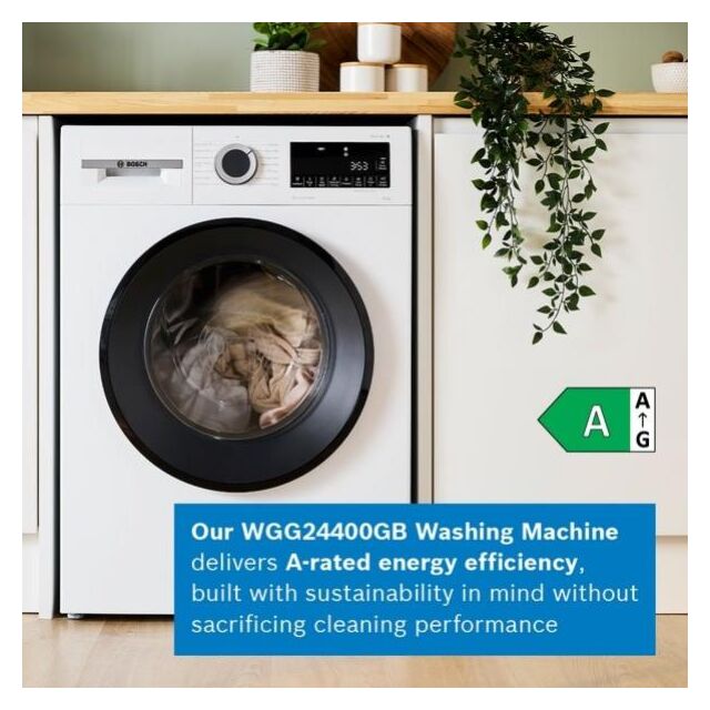 Bosch WGG24400GB, Washing machine, front loader