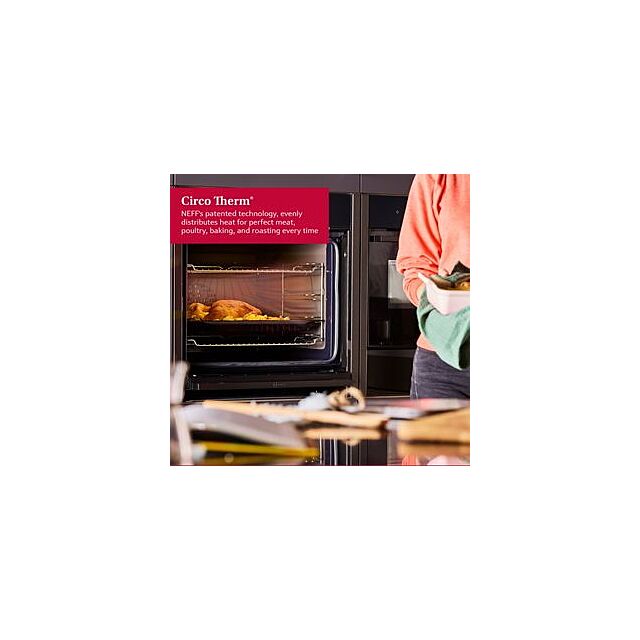 Neff B64VS71G0B, Built-in oven with added steam function