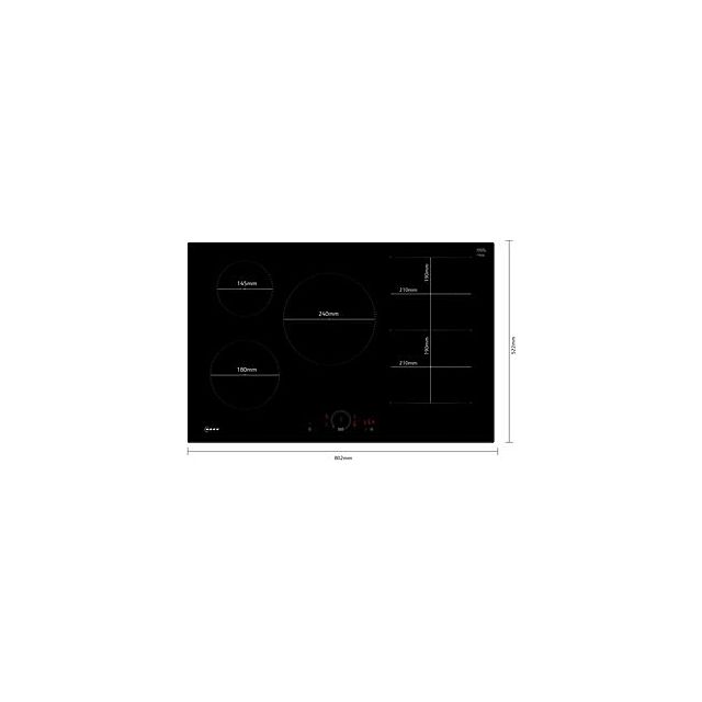 Neff T58FHW1L0, Induction hob
