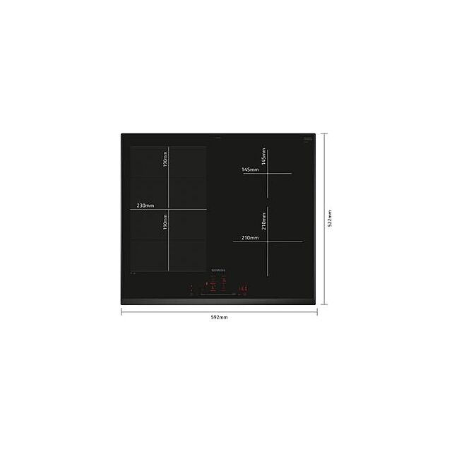 Siemens EX651HEC1E, Induction hob