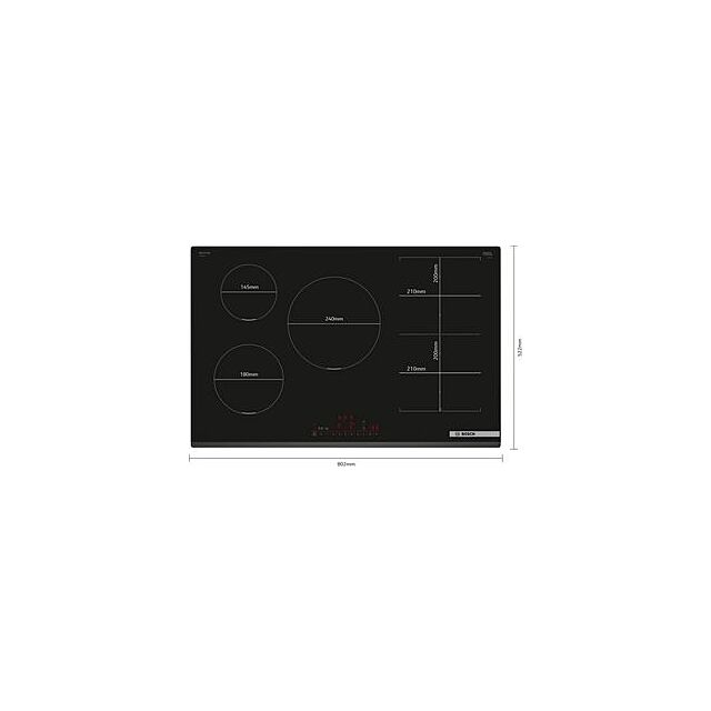 Bosch PXV831HC1E, Induction hob