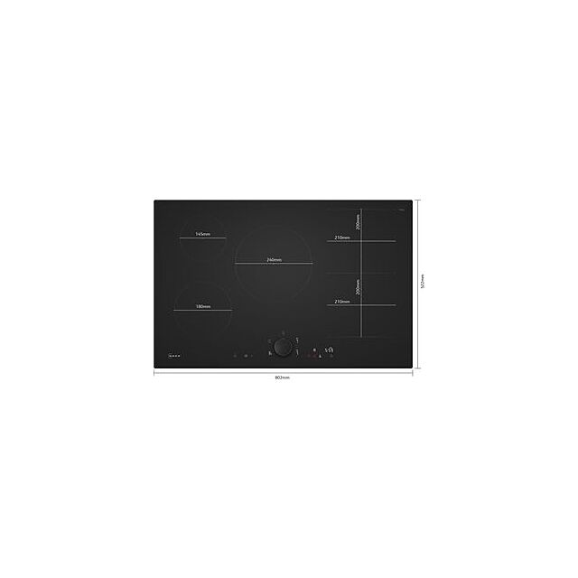 Neff T68NUV4A0, Induction hob