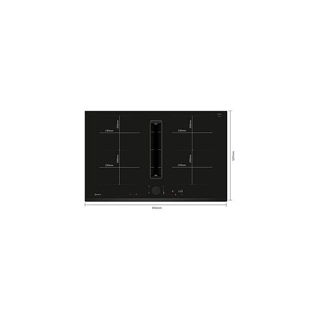 Neff V68FUX4L0, Induction hob with integrated ventilation system
