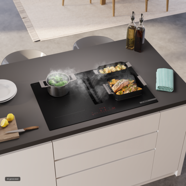 Bosch PVQ81AH26E, Induction hob with integrated ventilation system