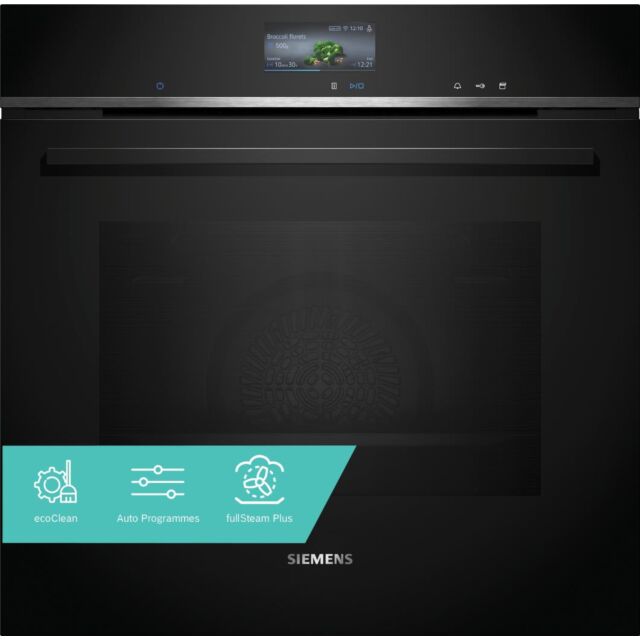 Siemens HS736G1B1B, Built-in oven with steam function