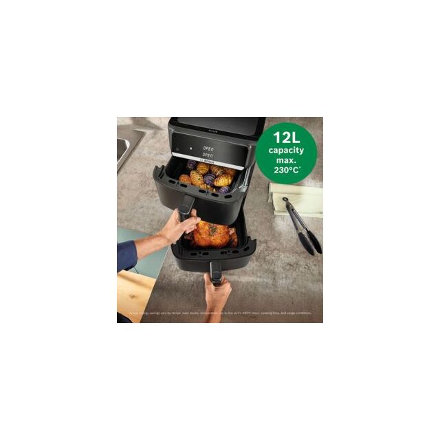 Bosch MAFD661B4G, Double Stack Drawer Air Fryer