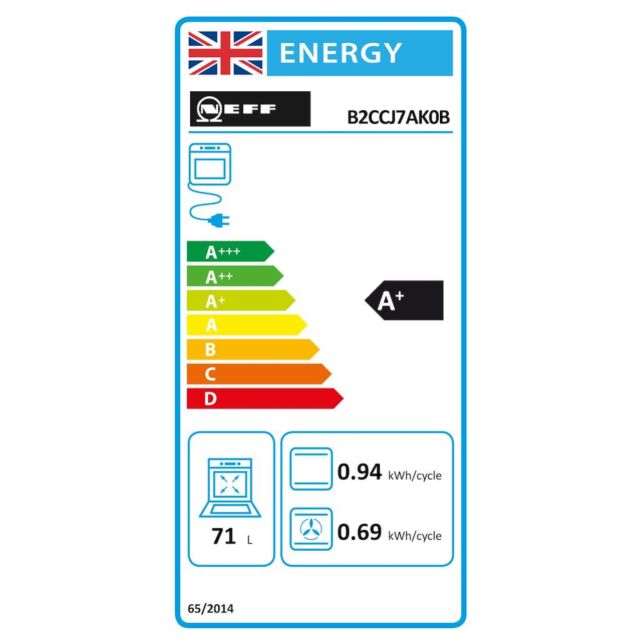 Neff B2CCJ7AK0B, Built-in oven