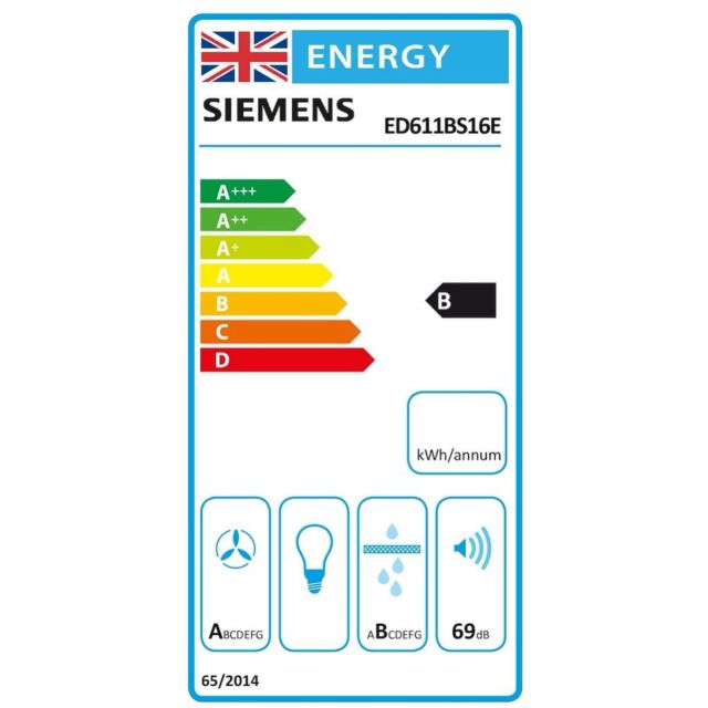 Siemens ED611BS16E, Induction hob with integrated ventilation system