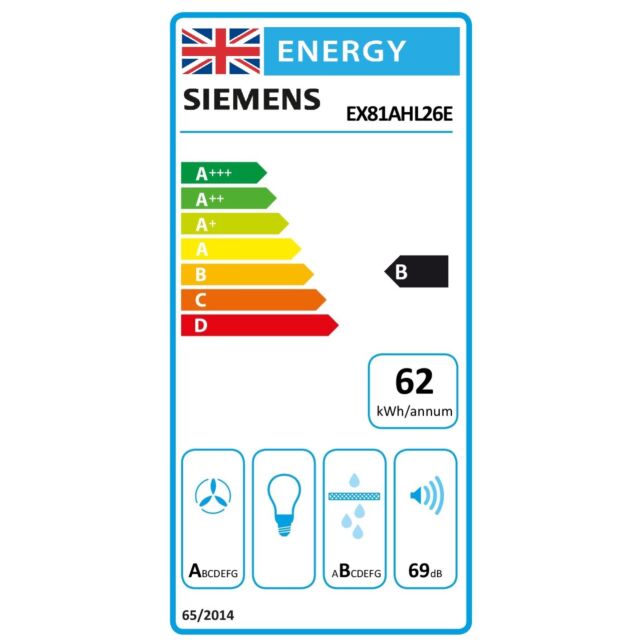 Siemens EX81AHL26E, Induction hob with integrated ventilation system