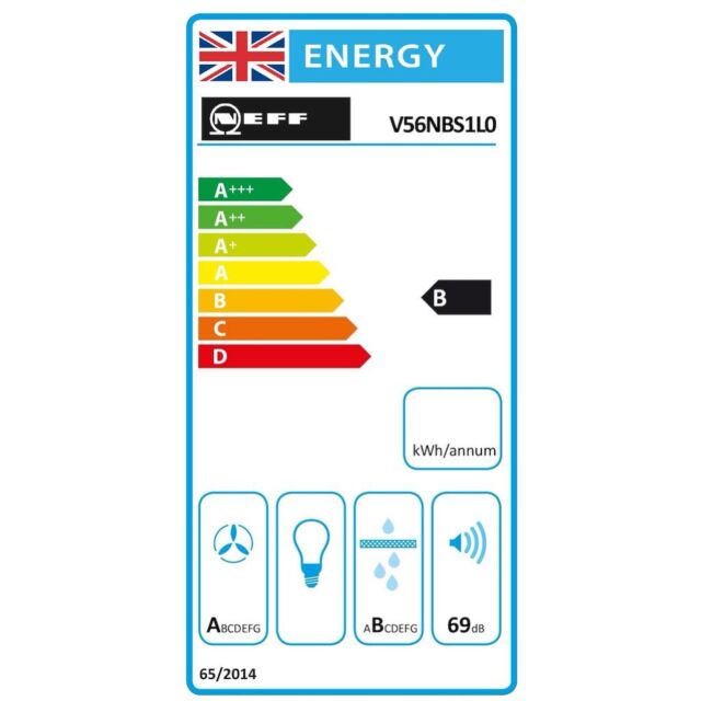 Neff V56NBS1L0, Induction hob with integrated ventilation system