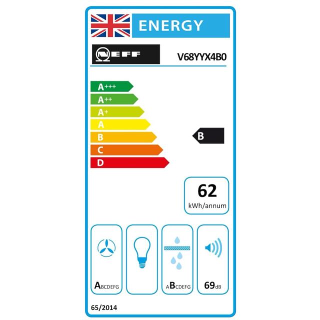 Neff V68YYX4B0, Induction hob with integrated ventilation system