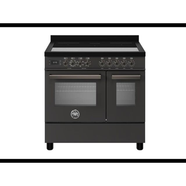 Bertazzoni PRO95I2ECAT Professional 90cm Range Cooker Twin Oven Induction Carbonio