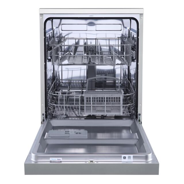 Midea MDWPF1233C(S)-WG-UK 12 Place Setting Freestanding 60cm Dishwasher - Silver