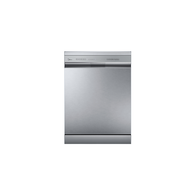 Midea MDWPF1233C(S)-WG-UK 12 Place Setting Freestanding 60cm Dishwasher - Silver