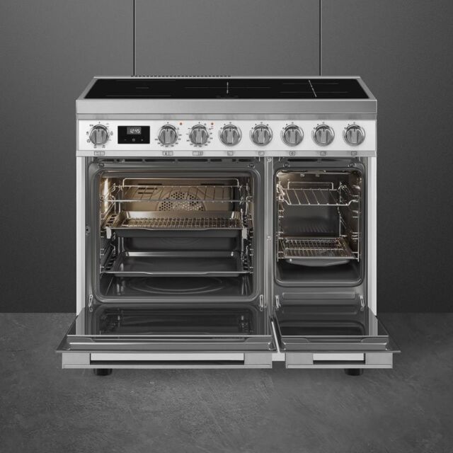 Smeg CPF92IMWH 90cm Portofino Electric Range Cooker, White