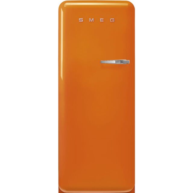Smeg FAB28LOR6 Retro Fridge Freezer Left Hand Hinge - Orange