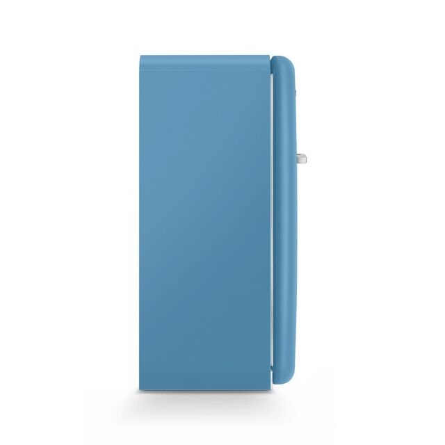 Smeg FAB28RDLB5 60cm 50s Style Right Hand Hinge Fridge with Icebox, Azzurro