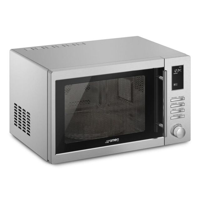 Smeg MOE34CXIUK 34 Litre Freestanding Combination Microwave in Stainless Steel