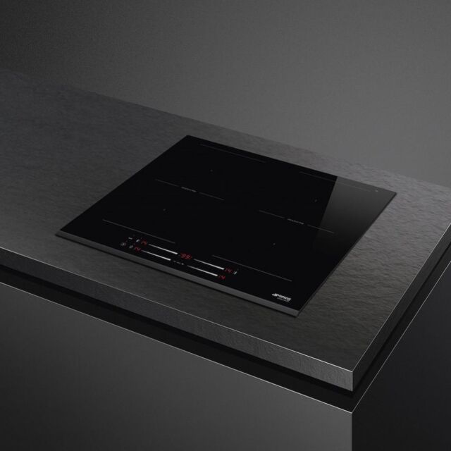 Smeg SI2M7643B 60cm Induction HobTouch Controls and Auto Vent