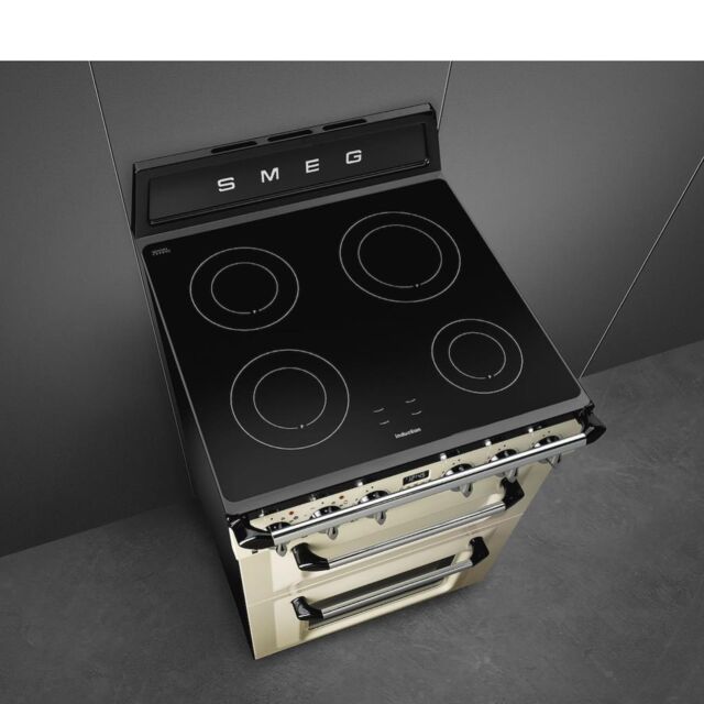 Smeg TR62IP2 60cm Victoria Electric Cooker, Cream