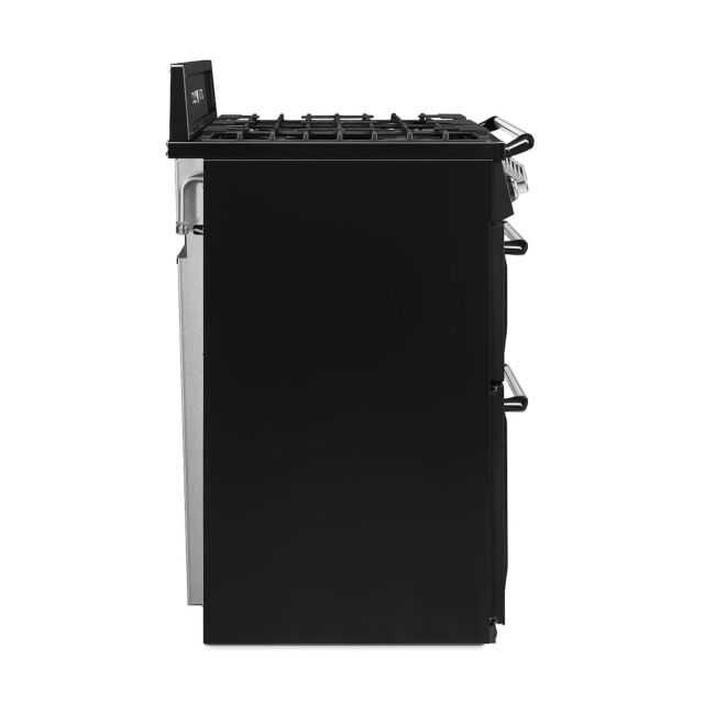 Smeg TR93BL 90cm Victoria Dual Fuel Range Cooker, Black