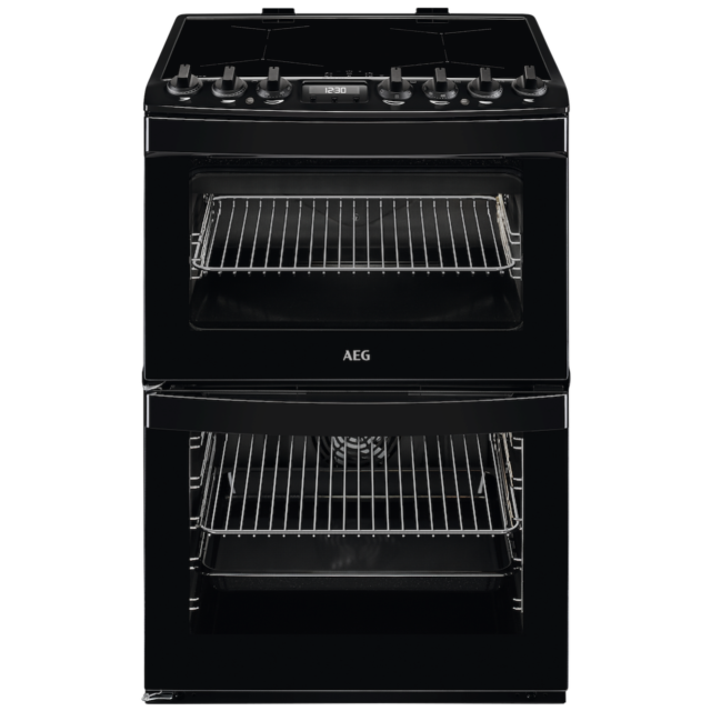 AEG CIB6743ACB Induction Electric Cooker with Double Oven
