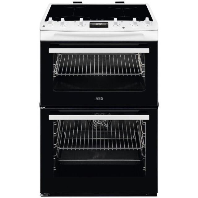 AEG CIX6540ACW Induction Electric Cooker with Double Oven