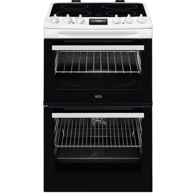 AEG CCX1530ACW 55cm Electric Double Cooker