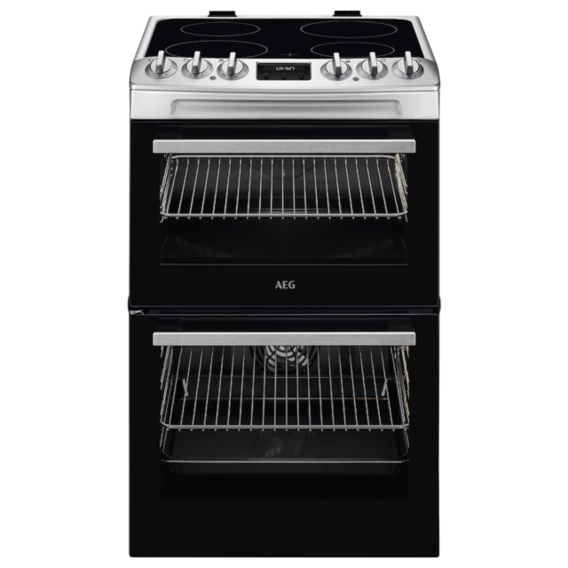 AEG CCX1530ACM Ceramic Electric Cooker with Double Oven