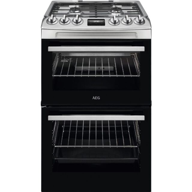 AEG CGX1130ACM Gas Cooker with Double Oven