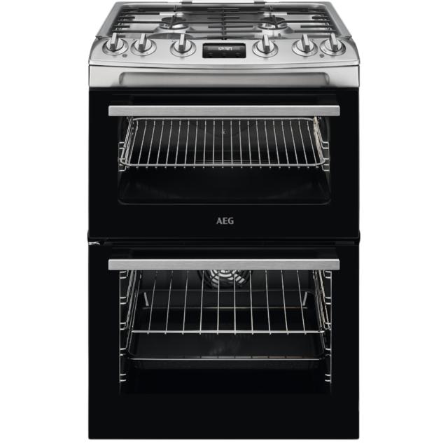 AEG CKX6540ACM 60cm Dual Fuel Double Cooker