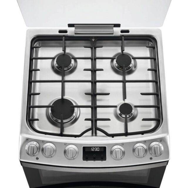 AEG CKB6541ACM Dual Fuel Cooker with Double Oven - Stainless Steel